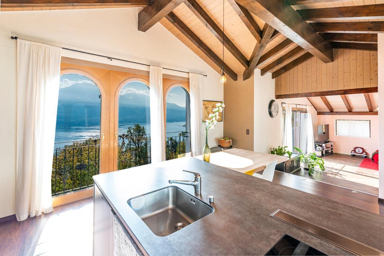 Casa Luna - Wonderful Lake View Brione sopra Minusio 外观 照片