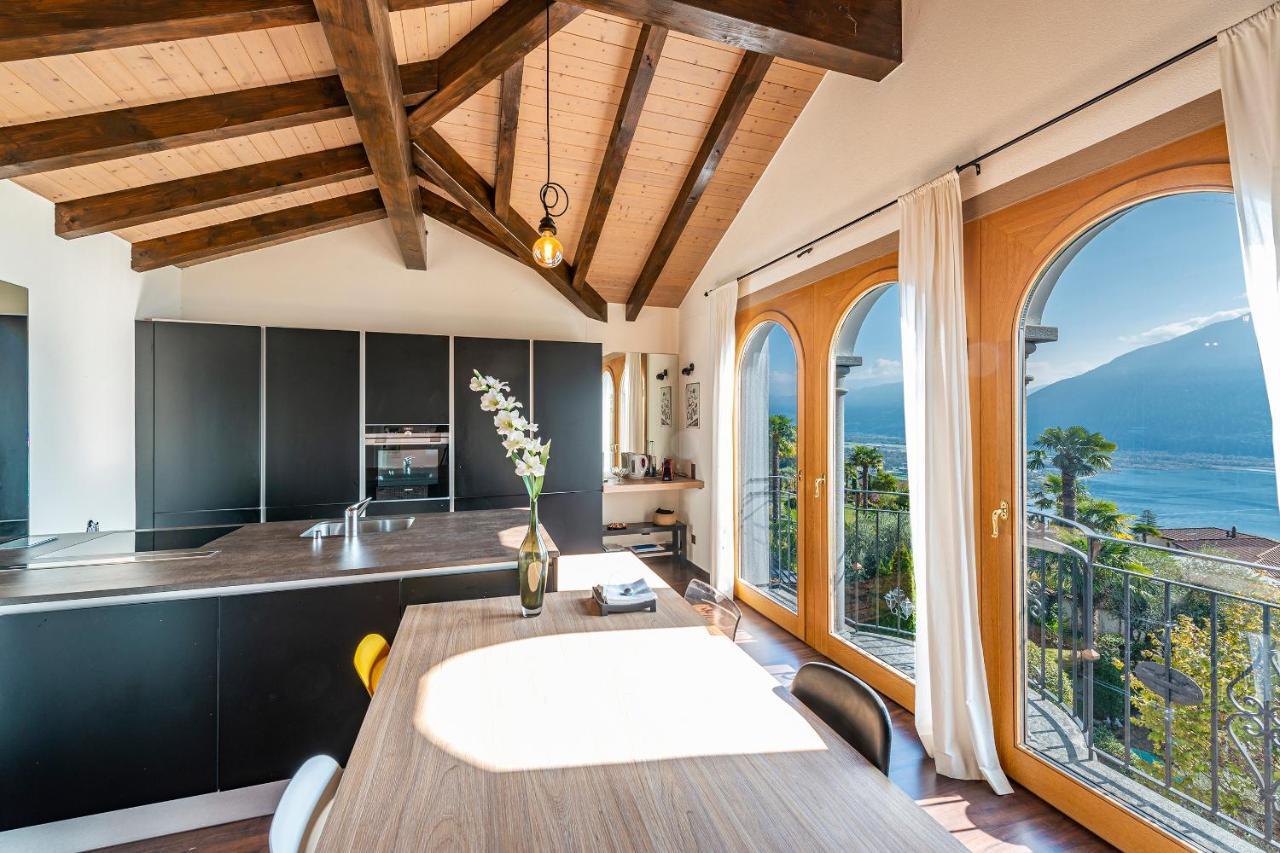 Casa Luna - Wonderful Lake View Brione sopra Minusio 外观 照片